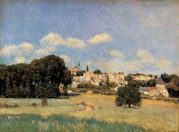 Alfred Sisley View of Marly-le-Roi-Sunshine Spain oil painting art